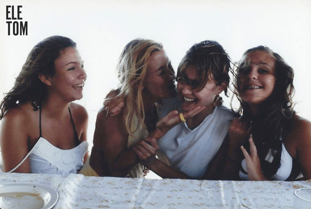 Patricia Gucci and her daughters